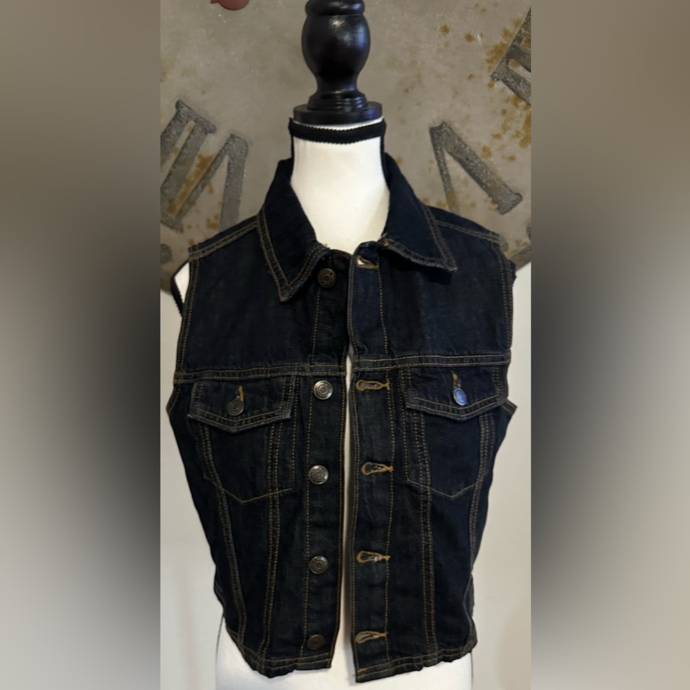 Dark Denim Vest